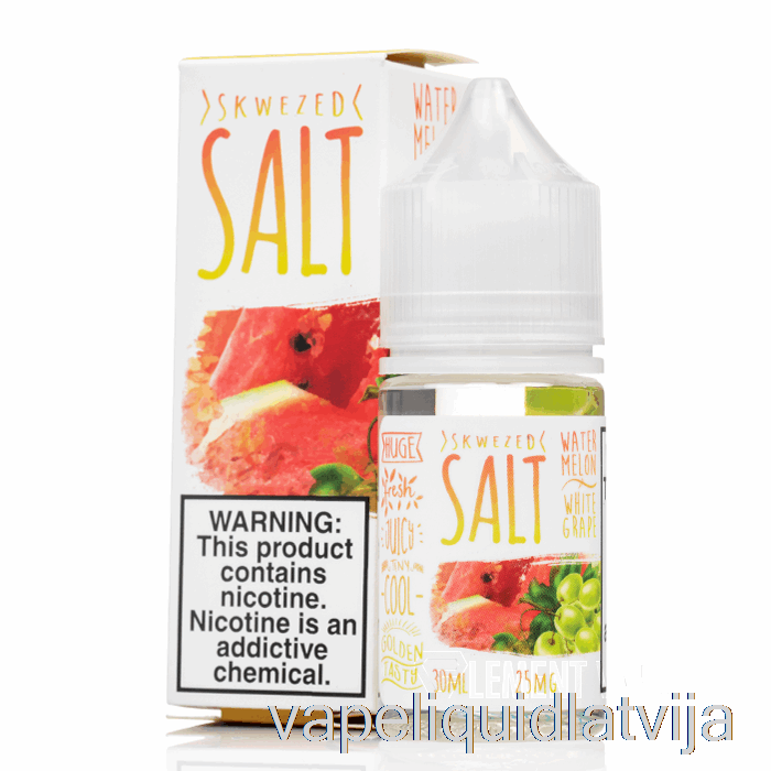 Arbūzs Baltā Vīnoga - Skwezed Salts - 30ml 25mg Vape šķidrums